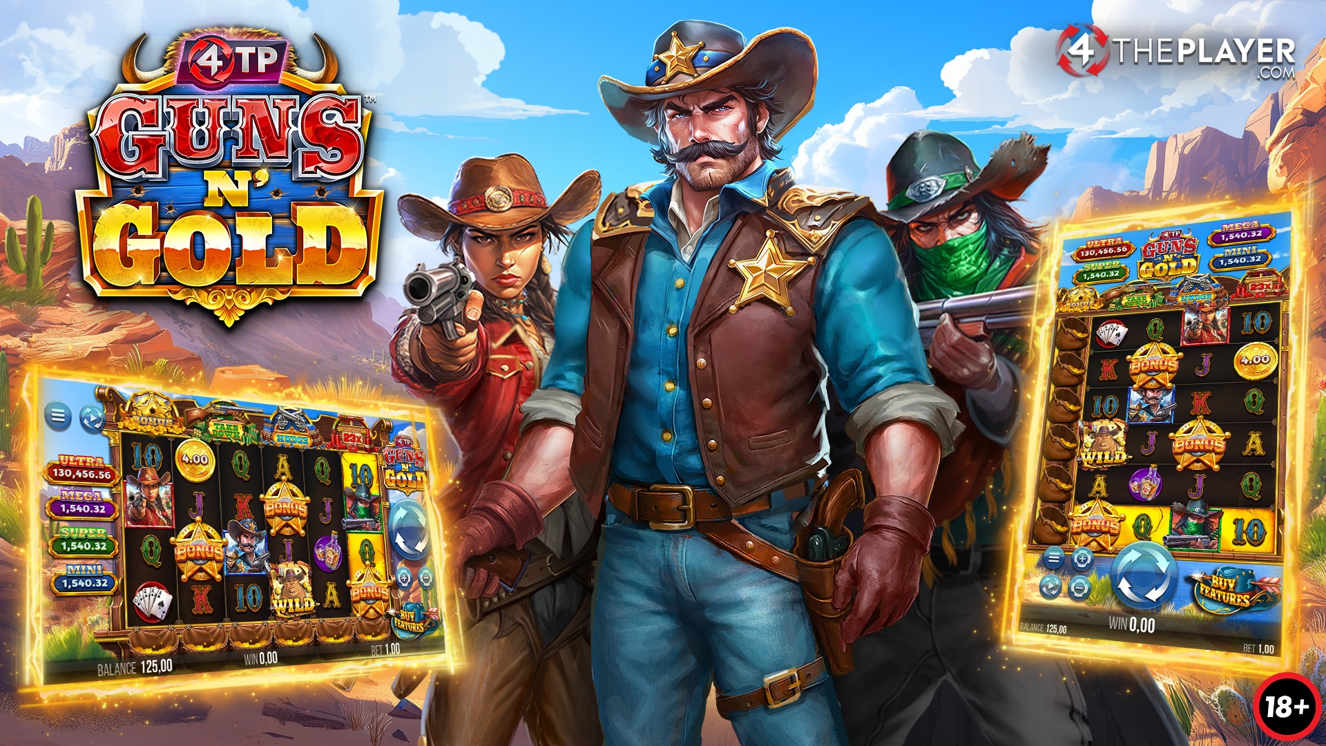 Saddle up for a showdown with 4TP Guns N’ Gold by 4ThePlayer!